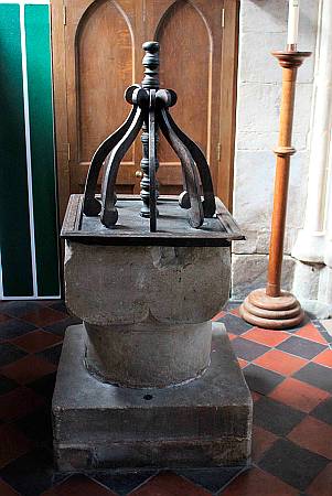Leigh on Mendip - The Font